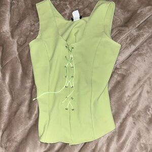 Vintage corset blouse